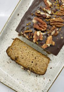 Pastel saludable con boniato