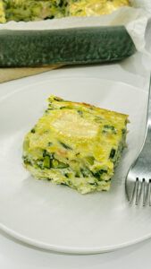Frittata de verduras y bacon